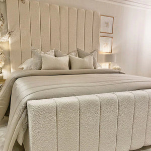 NORI PANELED BED - Havana Beds and Upholstery