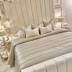 NORI PANELED BED - Havana Beds and Upholstery